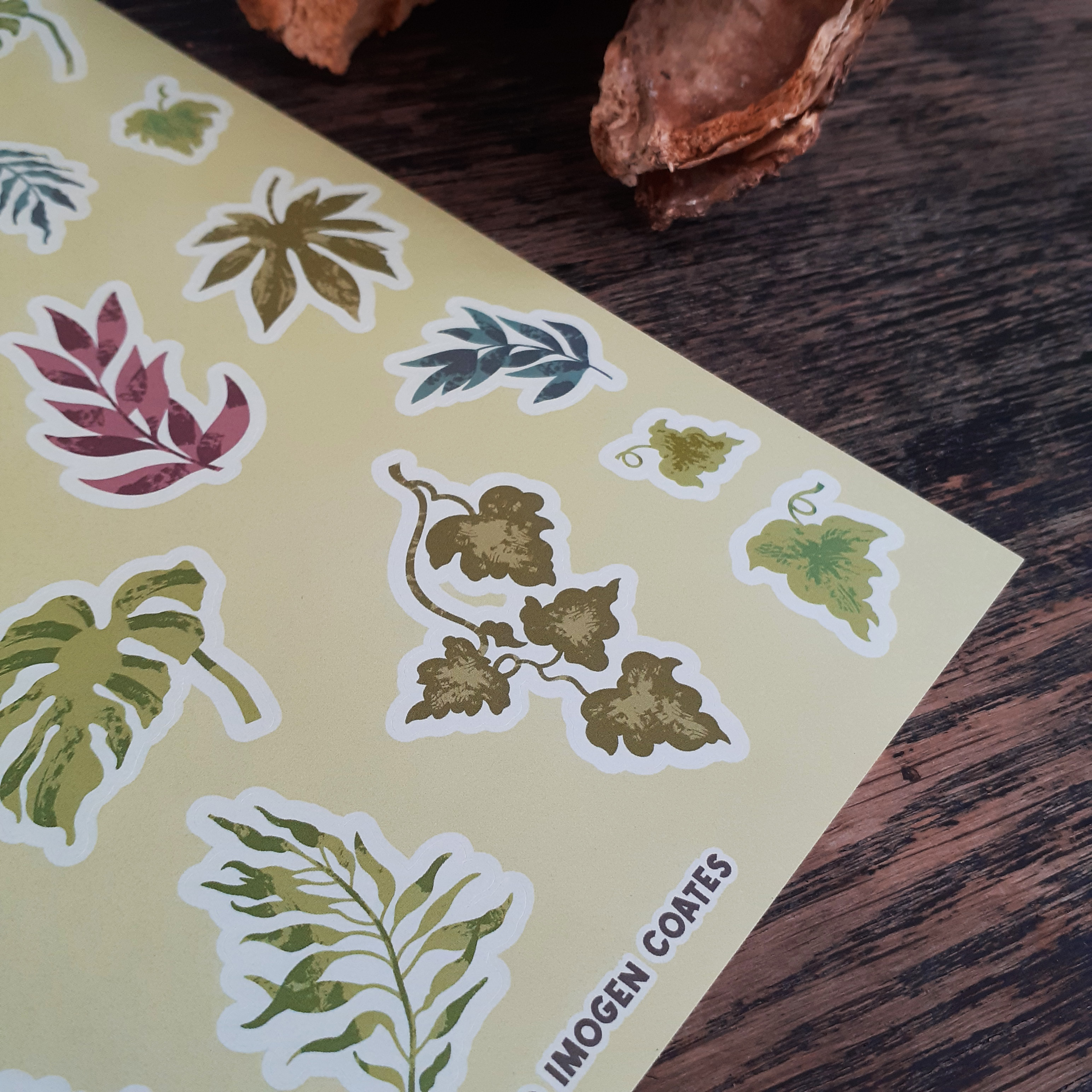 leaf sticker sheet 02
